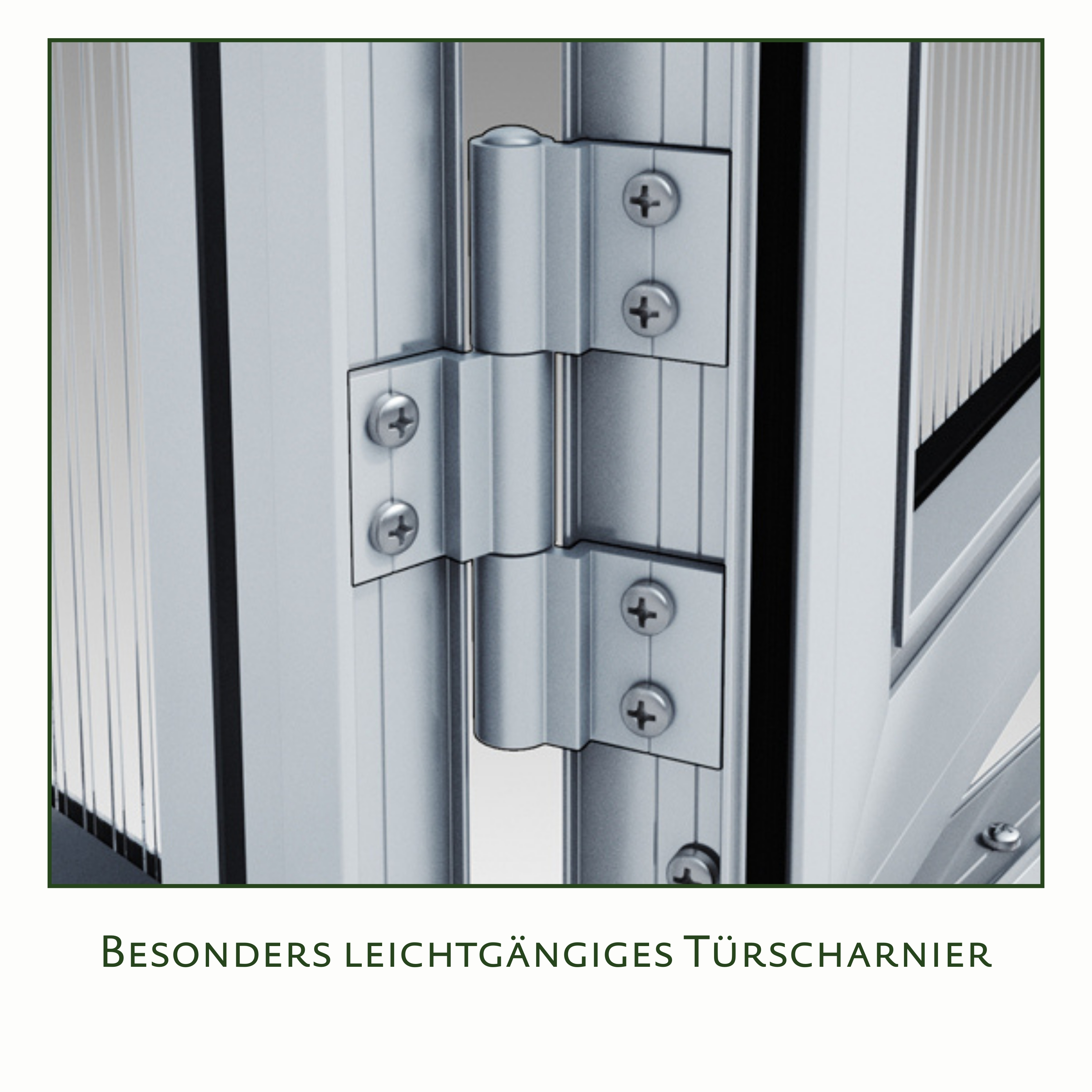 Gewächshaus Lilie III - anthrazit-grau