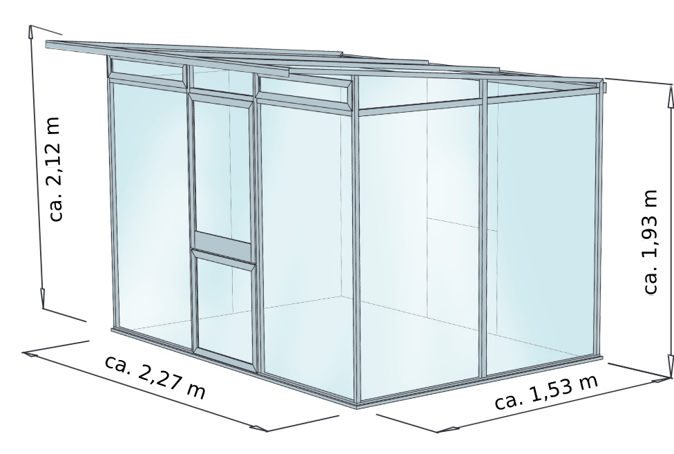 Gewächshaus Jasmin II - pressblank