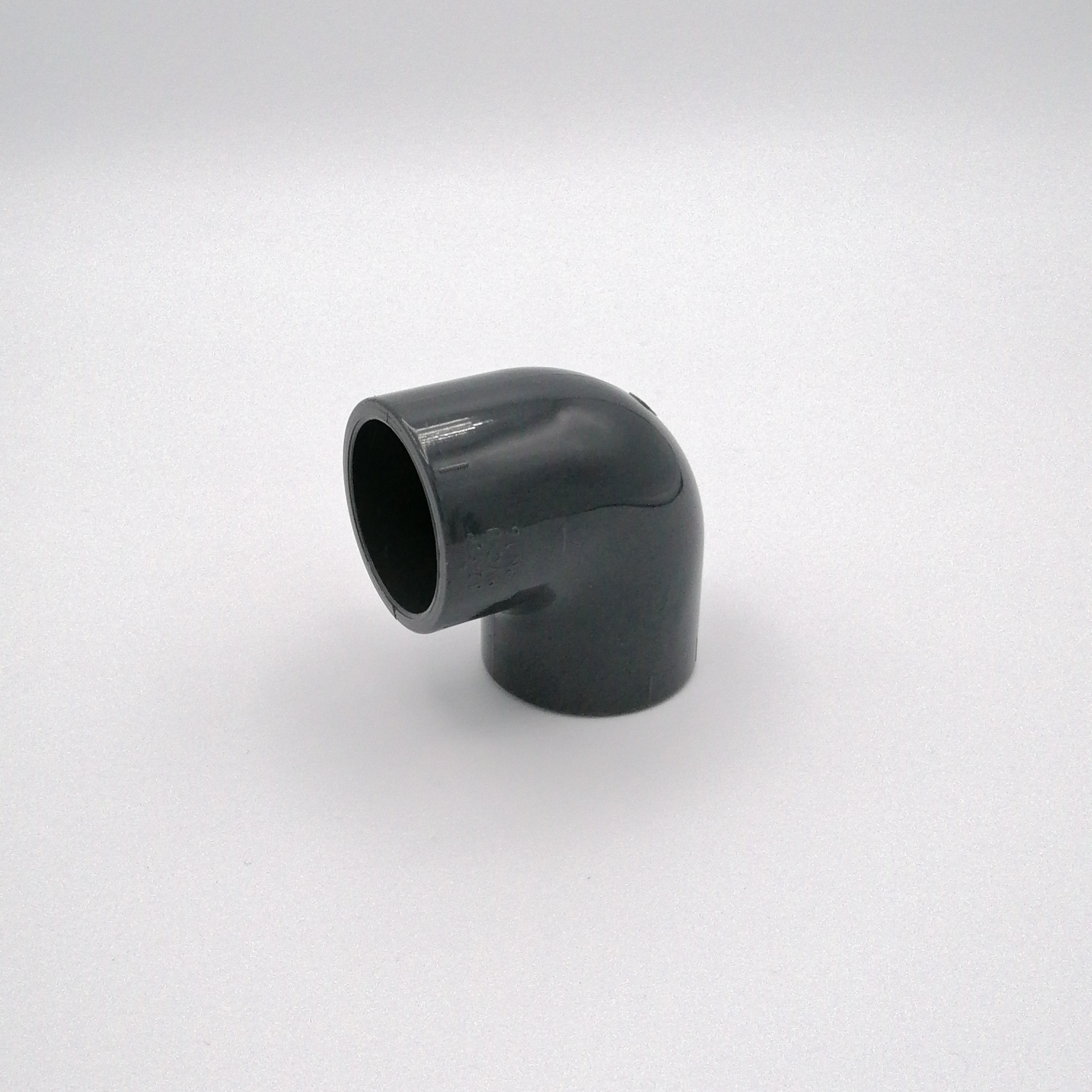 PVC-Fallrohrwinkel 90°, 32 mm, grau