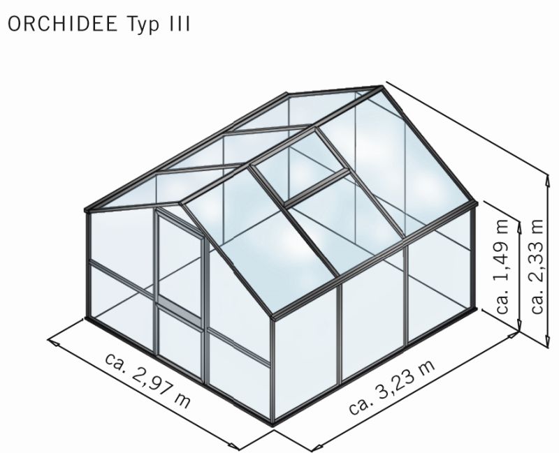 Gewächshaus Orchidee III - pressblank
