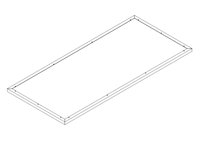 Schneckenkante für Aluminium-Hochbeet 130