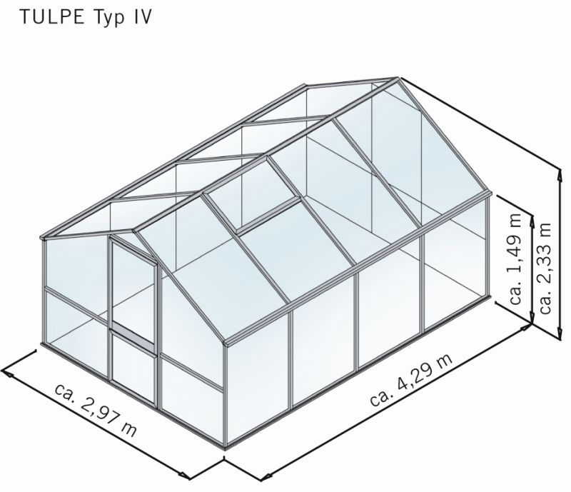 Gewächshaus Tulpe IV - pressblank