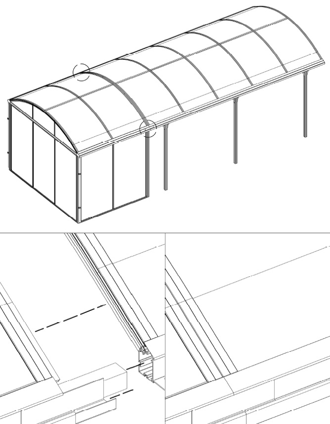 Verbindungsset für Carport & Geräteraum Elbe