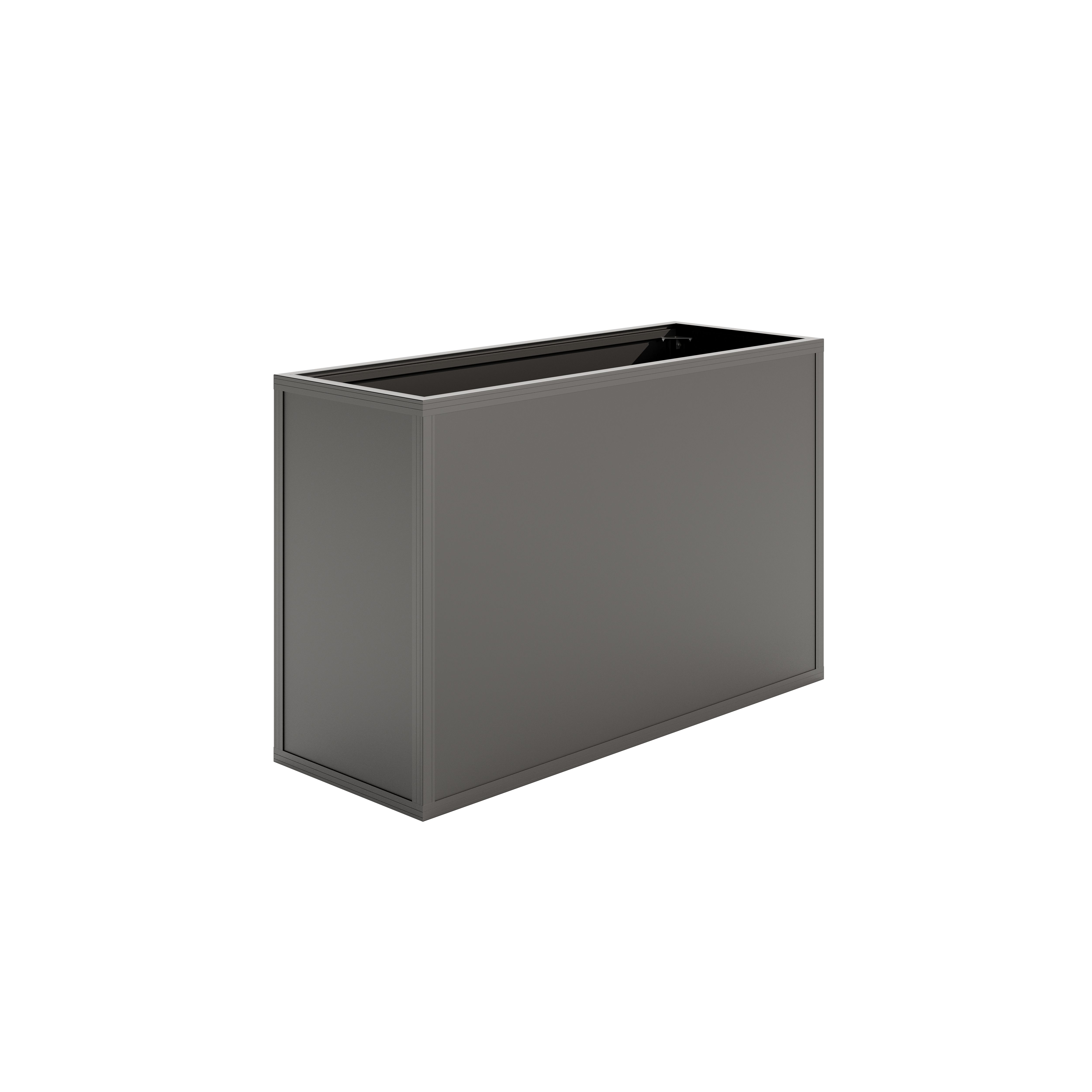 Aluminium-Hochbeet 130 | 45 cm Tiefe - anthrazit-grau Aluminium-Hochbeet 130 | 45 cm Tiefe - anthrazit-grau